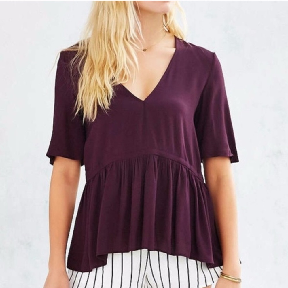 Urban Outfitters Kimchi Blue Mia babydoll blouse